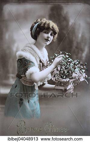 Old French postcard View Large Photo Image Stock Image - Old French postcard. Fotosearch