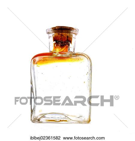 Old glass bottle with cork View Large Photo Image Stock Image - Old glass bottle with cork. Fotosearch