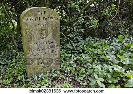 "Old guidestone near Dover, North Downs Way, Via Francigena, South East England, administrative county of Kent, England, United Kingdom, Europe" View Large Photo Image Stock Photograph - "Old guidestone near Dover, North Downs Way, Via Francigena, South East England, administrative county of Kent, England, United Kingdom, Europe". Fotosearch