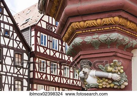 "Old half-timbered houses in the historic district of Mosbach, Odenwald, Rhein-Neckar-Kreis, Baden-Wuerttemberg, Germany, Europe, PublicGround, Europe" View Large Photo Image Picture - "Old half-timbered houses in the historic district of Mosbach, Odenwald, Rhein-Neckar-Kreis, Baden-Wuerttemberg, Germany, Europe, PublicGround, Europe". Fotosearch
