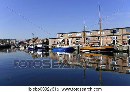 Stock Photography - "Old harbour, Wismar, Mecklenburg-Western Pomerania, Germany, Europe". Fotosearch