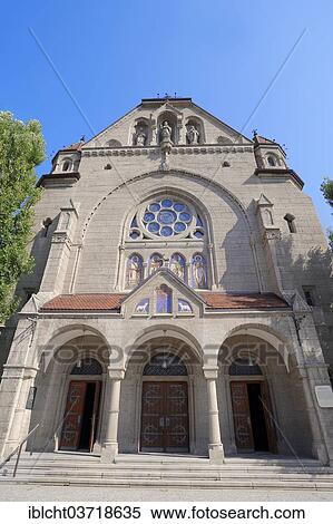 Stock Photography - "Old Hoettinger Parish Church of Sts. Ingenuin and Albuin, Hotting, Innsbruck, Tyrol, Austria, Europe". Fotosearch