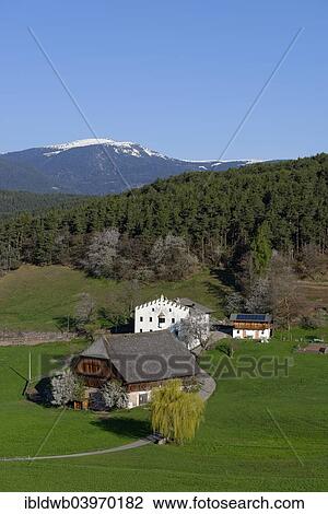 "Old homestead, farm in spring, Eisack Valley, Kastelruth, Castelrotto, South Tyrol, Italy, Europe" View Large Photo Image Stock Image - "Old homestead, farm in spring, Eisack Valley, Kastelruth, Castelrotto, South Tyrol, Italy, Europe". Fotosearch