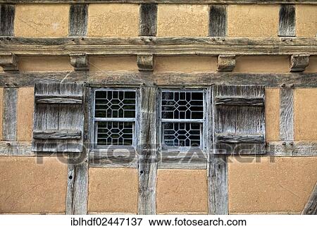 "Old house house front, half-timbered wall, 17th century, Germany, Europe" View Large Photo Image Stock Photo - "Old house house front, half-timbered wall, 17th century, Germany, Europe". Fotosearch
