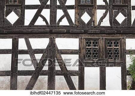 "Old house house front, half-timbered wall, 17th century, Germany, Europe" View Large Photo Image Stock Photography - "Old house house front, half-timbered wall, 17th century, Germany, Europe". Fotosearch