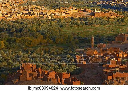 "Old Kasbah, oasis, evening light, Tinerhir, Tineghir, Tinghi, Todra valley, Todra Gorges, Morocco, Africa" View Large Photo Image Picture - "Old Kasbah, oasis, evening light, Tinerhir, Tineghir, Tinghi, Todra valley, Todra Gorges, Morocco, Africa". Fotosearch