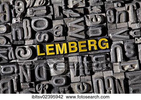 "Old lead letters forming the name of the city of Lemberg, German for Lviv" View Large Photo Image Stock Image - "Old lead letters forming the name of the city of Lemberg, German for Lviv". Fotosearch