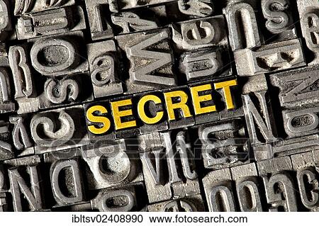 "Old lead letters forming the word """"SECRET""""" View Large Photo Image Stock Image - "Old lead letters forming the word """"SECRET""""". Fotosearch