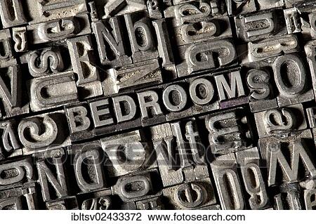 Old lead letters forming the word " BEDROOM" View Large Photo Image Stock Image - Old lead letters forming the word " BEDROOM". Fotosearch