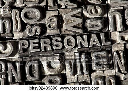 "Old lead letters forming the word """"PERSONAL"""", German for """"STAFF""""" View Large Photo Image Stock Image - "Old lead letters forming the word """"PERSONAL"""", German for """"STAFF""""". Fotosearch