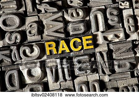 "Old lead letters forming the word """"RACE""""" View Large Photo Image Stock Photo - "Old lead letters forming the word """"RACE""""". Fotosearch