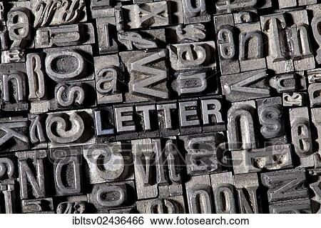 Old lead letters forming the word " LETTER" View Large Photo Image Stock Photograph - Old lead letters forming the word " LETTER". Fotosearch