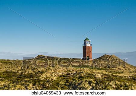 Stock Image - "Old lighthouse, Kampen, Sylt, North Frisia, Schleswig-Holstein, Germany, Europe". Fotosearch