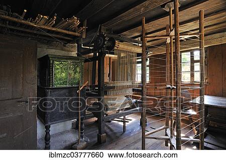 "Old loom, displayed in the Koblerhaus, a smallholder's farmstead, originally from Oberfelden, relocated to the Franconian Open Air Museum in Bad Windsheim, Middle Franconia, Bavaria, Germany, Europe" View Large Photo Image Stock Image - "Old loom, displayed in the Koblerhaus, a smallholder's farmstead, originally from Oberfelden, relocated to the Franconian Open Air Museum in Bad Windsheim, Middle Franconia, Bavaria, Germany, Europe". Fotosearch