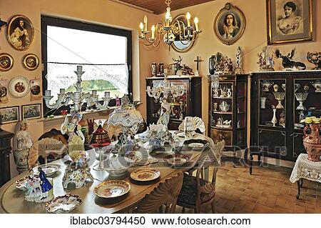 Old porcelain and display cases in a private collection View Large Photo Image Stock Image - Old porcelain and display cases in a private collection. Fotosearch