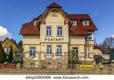 "Old Post Office, Schierke, Harz, Saxony-Anhalt, Germany, Europe" View Large Photo Image Stock Photograph - "Old Post Office, Schierke, Harz, Saxony-Anhalt, Germany, Europe". Fotosearch