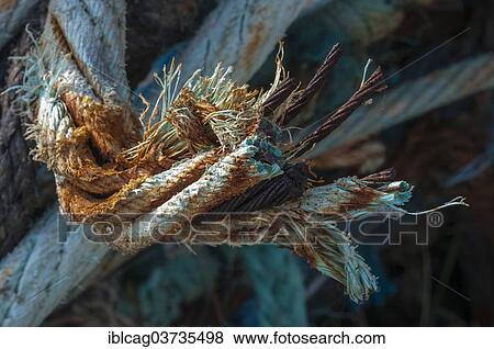 "Old rope, Hvide Sande, Jutland, Denmark, Europe" View Large Photo Image Stock Photo - "Old rope, Hvide Sande, Jutland, Denmark, Europe". Fotosearch