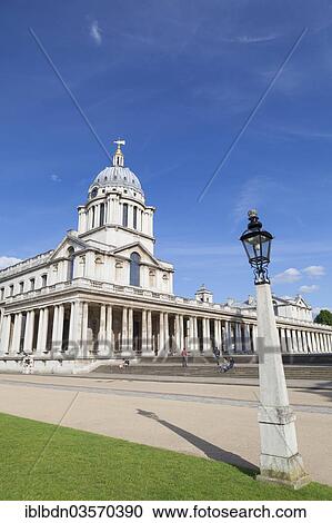 Stock Image - "Old Royal Naval College, Greenwich, London, London region, England, United Kingdom, Europe". Fotosearch