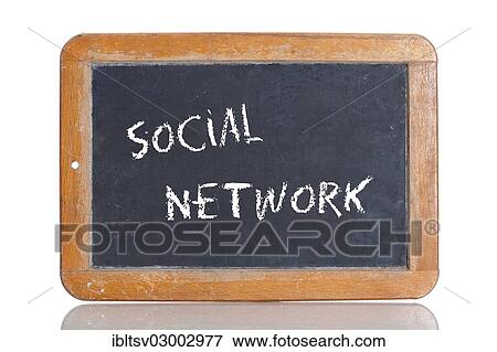 Old school blackboard with the term SOCIAL NETWORK View Large Photo Image Stock Photo - Old school blackboard with the term SOCIAL NETWORK. Fotosearch