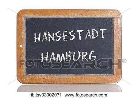 "Old school blackboard with the words HANSESTADT HAMBURG, German for the Hanseatic City of Hamburg" View Large Photo Image Stock Image - "Old school blackboard with the words HANSESTADT HAMBURG, German for the Hanseatic City of Hamburg". Fotosearch