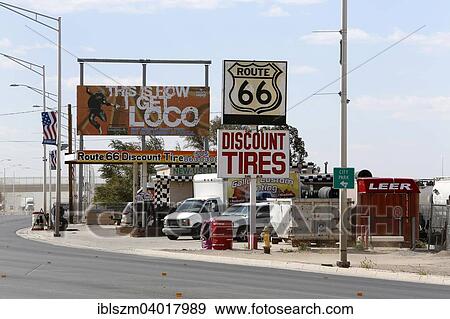 "Old signs on Route 66, Gallup, New Mexico, United States, North America" View Large Photo Image Stock Photo - "Old signs on Route 66, Gallup, New Mexico, United States, North America". Fotosearch