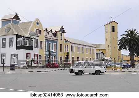 Old St. Antonius building, a former Franciscan Hospital, Church of Our Lady of the Rosary, Swakopmund, Namibia, Africa View Large Photo Image Stock Photo - Old St. Antonius building, a former Franciscan Hospital, Church of Our Lady of the Rosary, Swakopmund, Namibia, Africa. Fotosearch