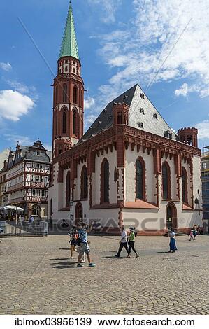 "Old St. Nicholas church, Romerberg square, Frankfurt am Main, Hesse, Germany, Europe" View Large Photo Image Stock Photo - "Old St. Nicholas church, Romerberg square, Frankfurt am Main, Hesse, Germany, Europe". Fotosearch