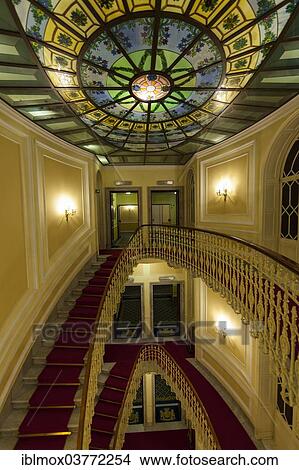 "Old staircase in a historic building, Genoa, Liguria, Italy, Europe" View Large Photo Image Picture - "Old staircase in a historic building, Genoa, Liguria, Italy, Europe". Fotosearch