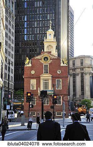 "Old State House from 1713, Boston, Massachusetts, United States, North America" View Large Photo Image Stock Photo - "Old State House from 1713, Boston, Massachusetts, United States, North America". Fotosearch