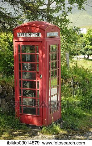 "Old telephone booth by the roadside, Schottland, Isle of Skye, Scotland, United Kingdom, Europe" View Large Photo Image Stock Photo - "Old telephone booth by the roadside, Schottland, Isle of Skye, Scotland, United Kingdom, Europe". Fotosearch