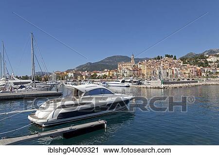 "Old town and marina, Menton, Cote d'Azur, France, Europe" View Large Photo Image Stock Image - "Old town and marina, Menton, Cote d'Azur, France, Europe". Fotosearch