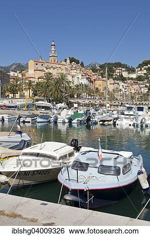 "Old town and marina, Menton, Cote d'Azur, France, Europe" View Large Photo Image Stock Photograph - "Old town and marina, Menton, Cote d'Azur, France, Europe". Fotosearch