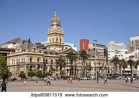 "Old Town Hall and Grand Parade square, Cape Town, Western Cape, South Africa, Africa" View Large Photo Image Stock Photo - "Old Town Hall and Grand Parade square, Cape Town, Western Cape, South Africa, Africa". Fotosearch