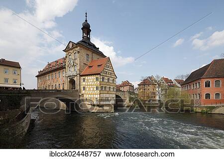 "Old Town Hall on the Regnitz river, Bamberg, Upper Franconia, Bavaria, Germany, Europe" View Large Photo Image Stock Photo - "Old Town Hall on the Regnitz river, Bamberg, Upper Franconia, Bavaria, Germany, Europe". Fotosearch