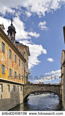 Stock Photo - "Old Town Hall, UNESCO World Heritage Site, Bamberg, Bavaria, Germany, Europe". Fotosearch