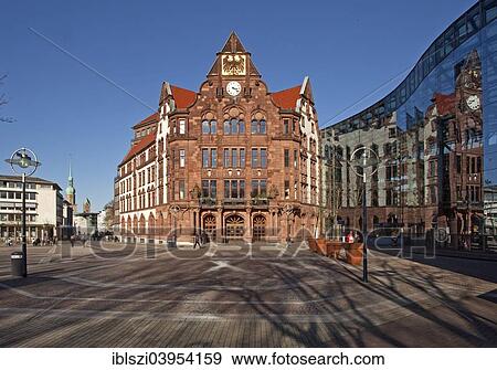 "Old town house with the Berswordt-Halle, Dortmund, Ruhr district, North Rhine-Westphalia, Germany, Europe" View Large Photo Image Stock Photo - "Old town house with the Berswordt-Halle, Dortmund, Ruhr district, North Rhine-Westphalia, Germany, Europe". Fotosearch