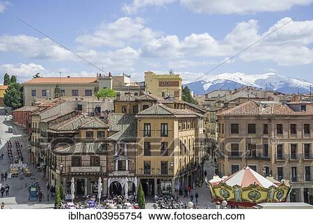 "Old town, Segovia, Castile and Leon, Spain, Europe" View Large Photo Image Picture - "Old town, Segovia, Castile and Leon, Spain, Europe". Fotosearch
