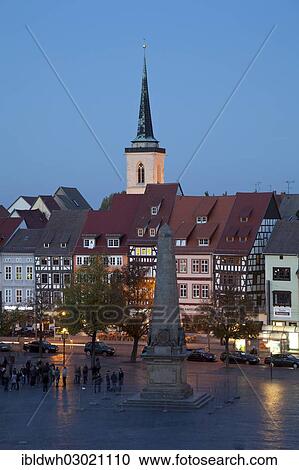 "Old town with Allerheiligenkirche, All Saints Church and Domplatz square, Thuringer Wald, Erfurt, Thuringia, Germany, Europe" View Large Photo Image Stock Image - "Old town with Allerheiligenkirche, All Saints Church and Domplatz square, Thuringer Wald, Erfurt, Thuringia, Germany, Europe". Fotosearch