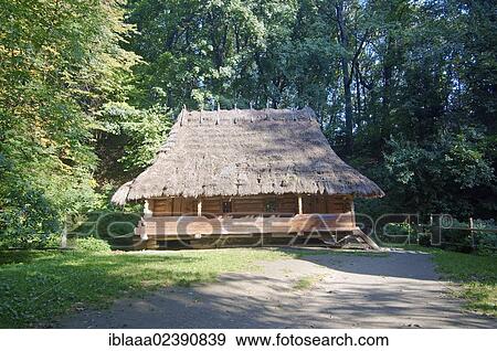 "Old Ukrainian log hut, Lviv, Ukraine, Eastern Europe, Europe" View Large Photo Image Stock Photo - "Old Ukrainian log hut, Lviv, Ukraine, Eastern Europe, Europe". Fotosearch