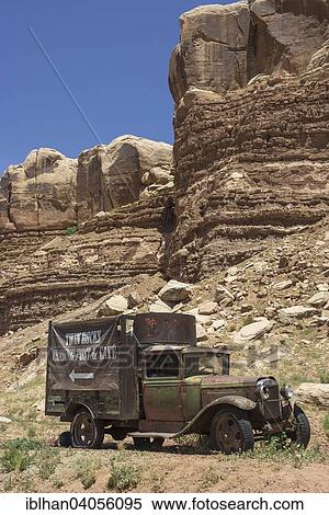 "Old van with advertising for the Twin Rocks Cafe, Bluff, Utah, United States, North America" View Large Photo Image Stock Photography - "Old van with advertising for the Twin Rocks Cafe, Bluff, Utah, United States, North America". Fotosearch