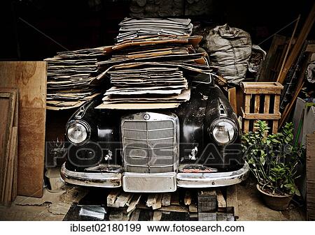 "Old vintage Mercedes covered with cardboard in Yangon, Myanmar, Burma, Southeast Asia, Asia" View Large Photo Image Stock Photo - "Old vintage Mercedes covered with cardboard in Yangon, Myanmar, Burma, Southeast Asia, Asia". Fotosearch