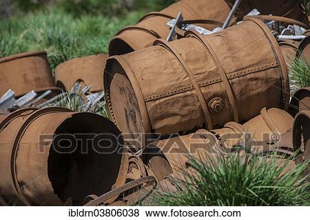 "Old whale oil barrels, relics from the age of the whalers, Godthul, South Georgia and South Sandwich Islands" View Large Photo Image Stock Photo - "Old whale oil barrels, relics from the age of the whalers, Godthul, South Georgia and South Sandwich Islands". Fotosearch