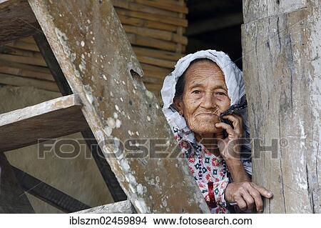 "Old woman in a village near Birathnagar, Terai region, Nepal, Asia" View Large Photo Image Picture - "Old woman in a village near Birathnagar, Terai region, Nepal, Asia". Fotosearch