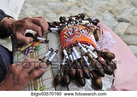 "Old woman making lace, Le Puy-en-Velay, Haute Loire, Auvergne, France, Europe" View Large Photo Image Stock Image - "Old woman making lace, Le Puy-en-Velay, Haute Loire, Auvergne, France, Europe". Fotosearch