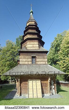 "Old wooden Christian church, Lviv, Ukraine, Eastern Europe, Europe" View Large Photo Image Stock Image - "Old wooden Christian church, Lviv, Ukraine, Eastern Europe, Europe". Fotosearch