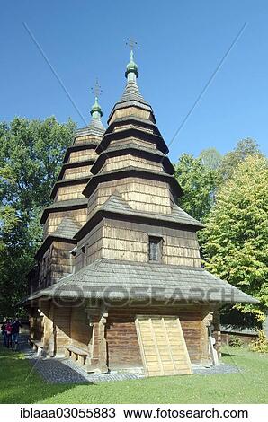 "Old wooden Christian church, Lviv, Lviv Oblast, Ukraine, Europe" View Large Photo Image Stock Image - "Old wooden Christian church, Lviv, Lviv Oblast, Ukraine, Europe". Fotosearch