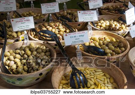 "Olives, Borough Market, Southwark, London, London region, England, United Kingdom, Europe" View Large Photo Image Stock Photo - "Olives, Borough Market, Southwark, London, London region, England, United Kingdom, Europe". Fotosearch