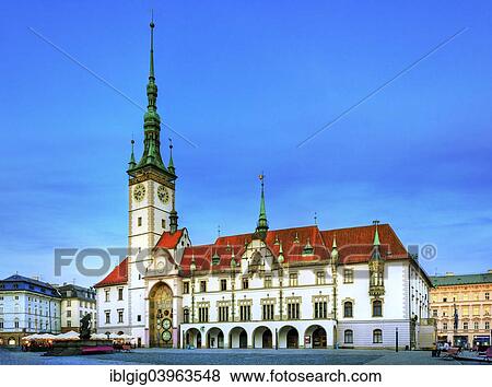 "Olomouc City Hall with astronomical clock, Olomouc, Czech Republic, Europe" View Large Photo Image Stock Photo - "Olomouc City Hall with astronomical clock, Olomouc, Czech Republic, Europe". Fotosearch