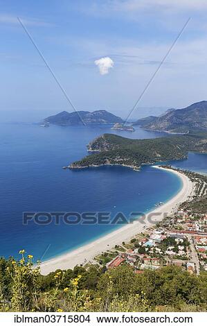 "Oludeniz, view from the Lycian Way, Lycian coast, Oludeniz, Mugla Province, Aegean region, Turkey, Asia" View Large Photo Image Picture - "Oludeniz, view from the Lycian Way, Lycian coast, Oludeniz, Mugla Province, Aegean region, Turkey, Asia". Fotosearch