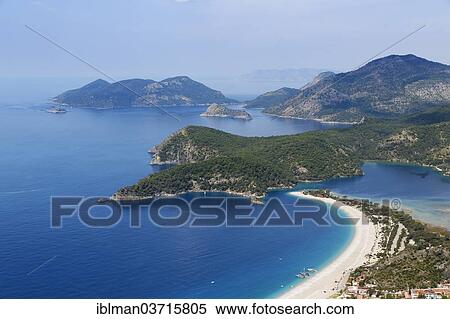 "Oludeniz, view from the Lycian Way, Lycian coast, Oludeniz, Mugla Province, Aegean region, Turkey, Asia" View Large Photo Image Stock Photography - "Oludeniz, view from the Lycian Way, Lycian coast, Oludeniz, Mugla Province, Aegean region, Turkey, Asia". Fotosearch